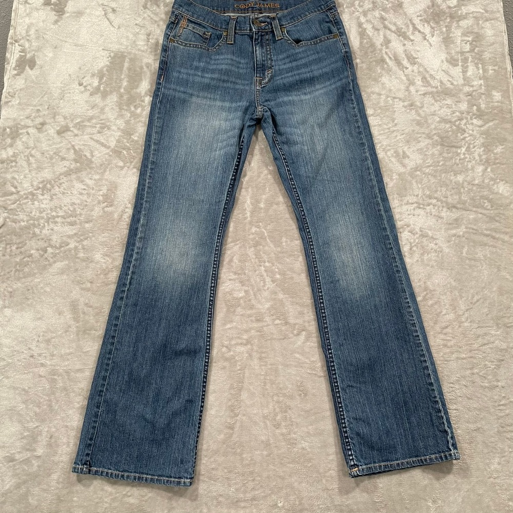 Cody James Jeans Mens 31x34 Blue Cowboy Bootcut Stretch Denim Pants Flare